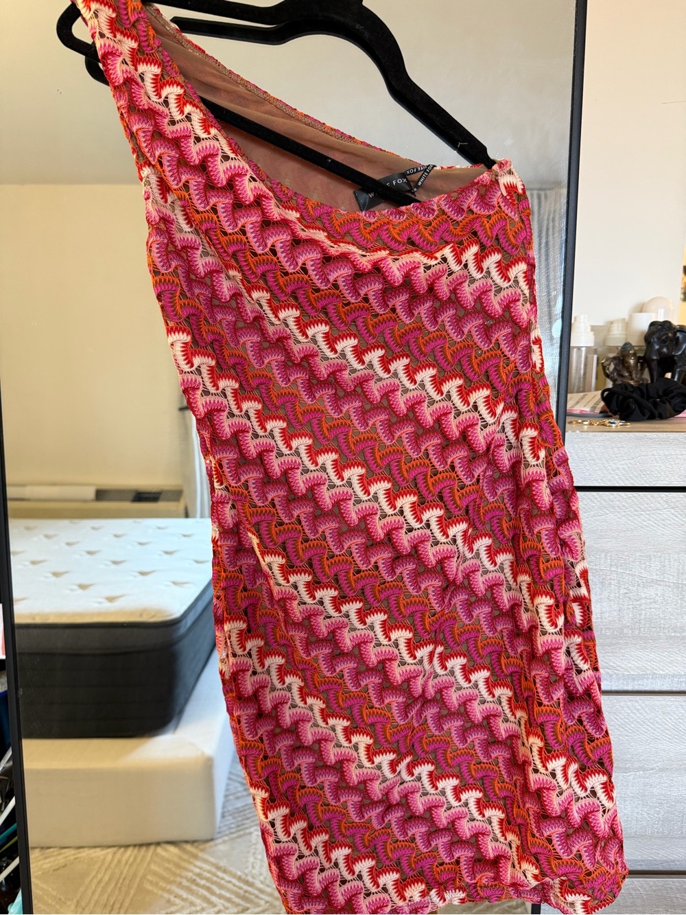 White Fox Boutique Go loco mini dress berry - Picture 2 of 3